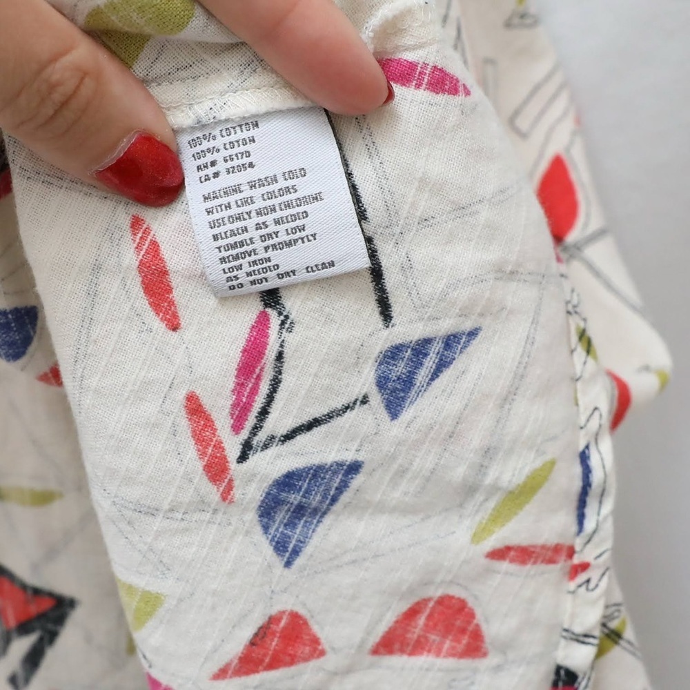 Cooperative novelty print summer dress cotton M medium sunglasses beach retro - Picture 6 of 7